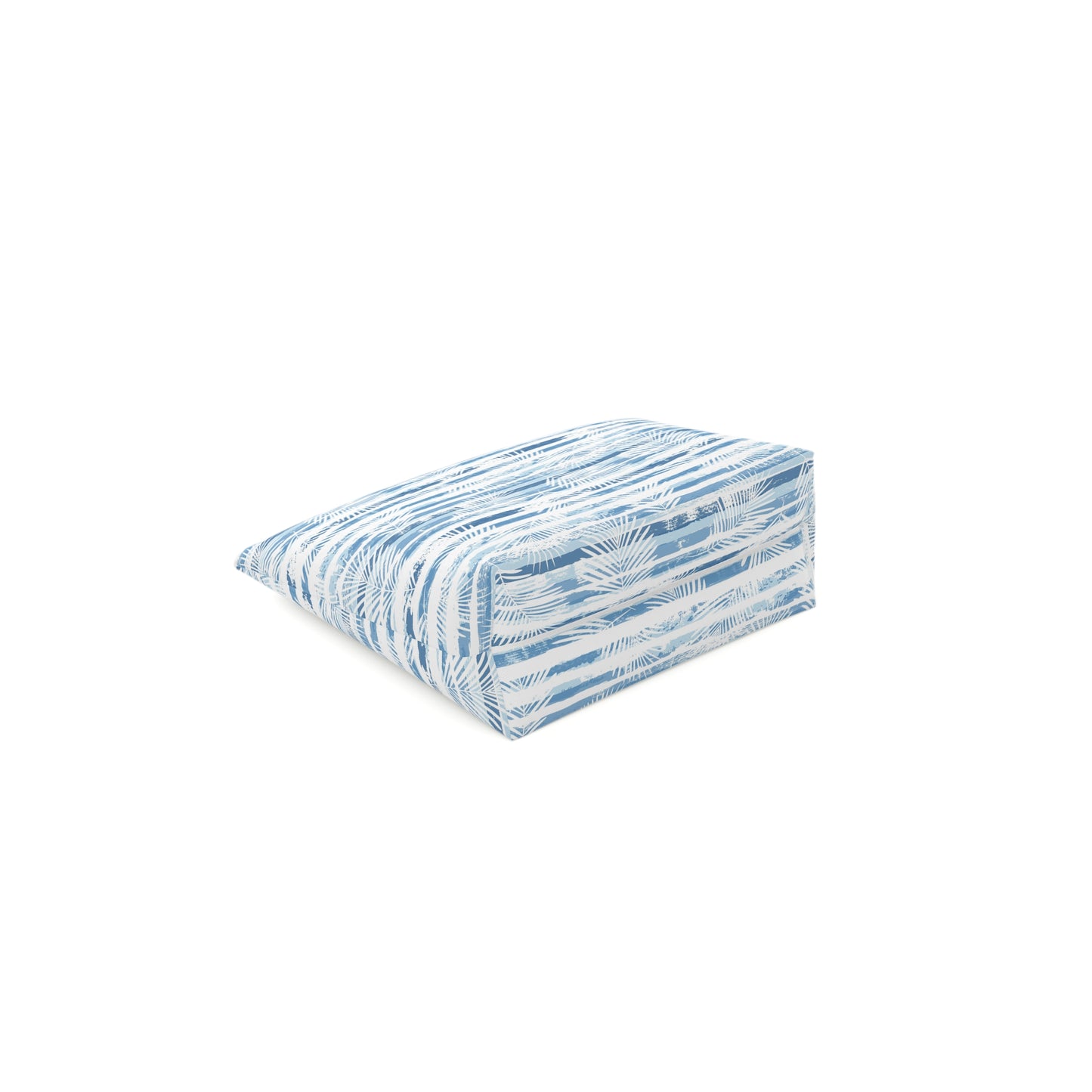 KALLOS Cotton Cosmetic Bag - Blue Leaves