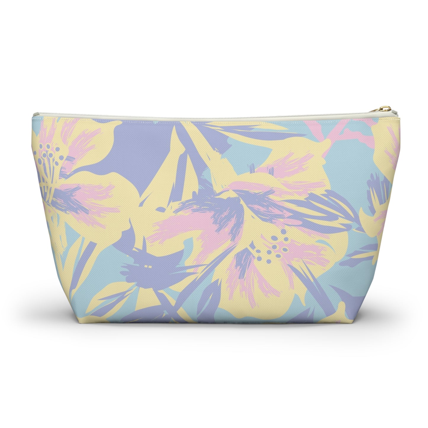KALLOS Accessory Pouch w T-Bottom - Floral Brush