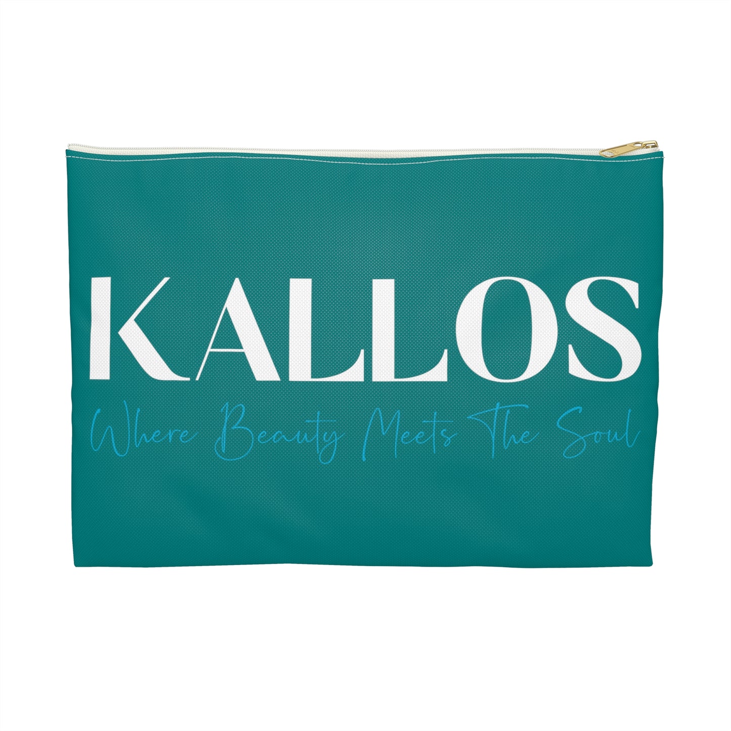 KALLOS Accessory Pouch - Gold/Teal