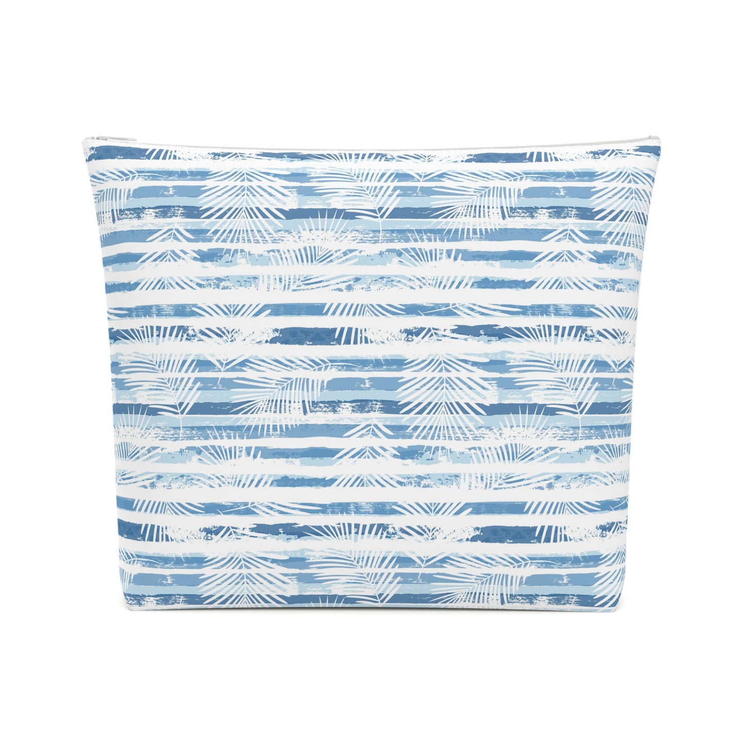 KALLOS Cotton Cosmetic Bag - Blue Leaves