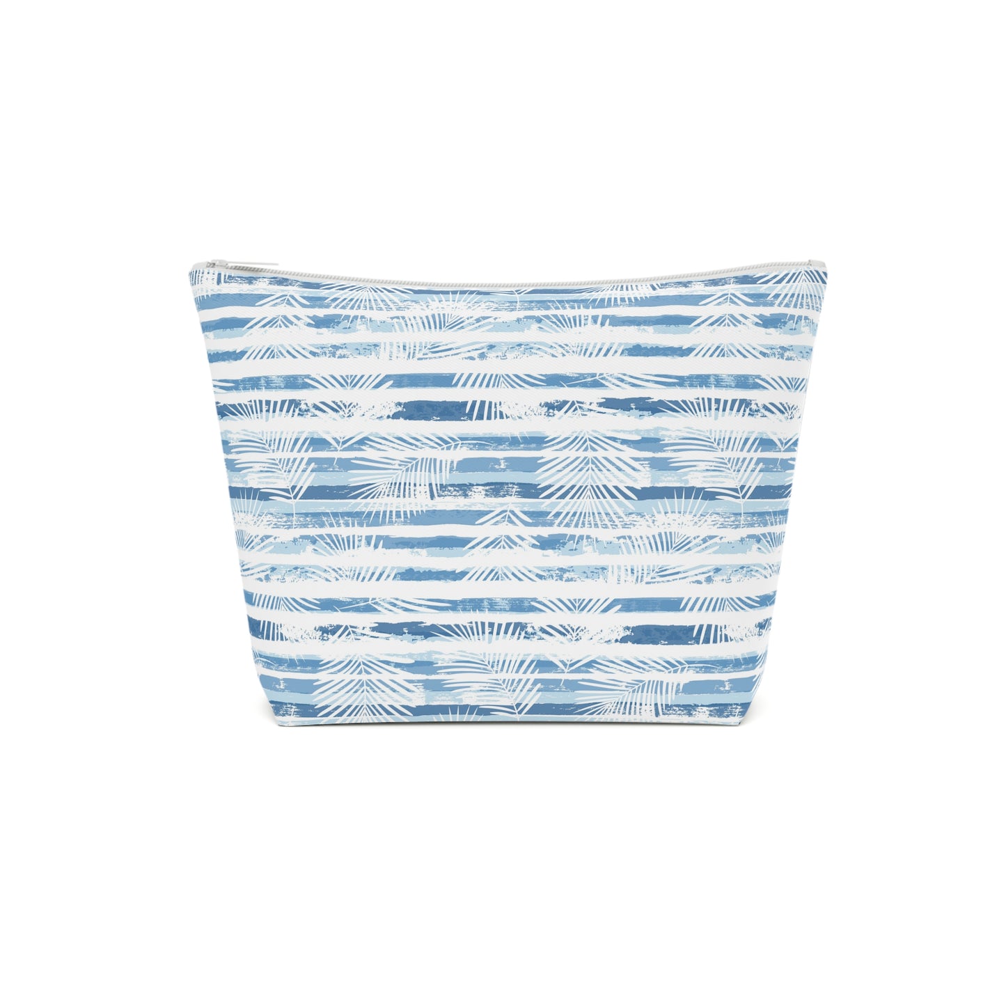 KALLOS Cotton Cosmetic Bag - Blue Leaves