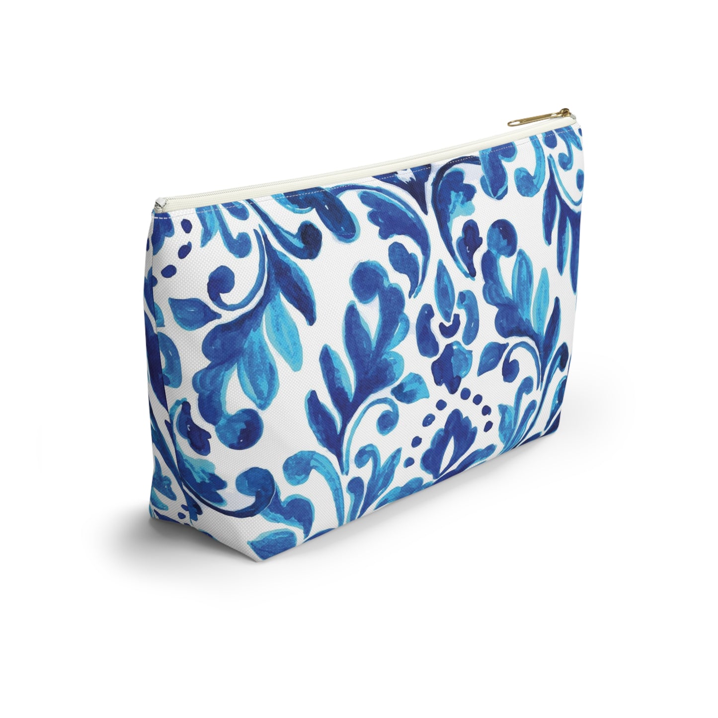 KALLOS Accessory Pouch w T-Bottom - Blue Vintage