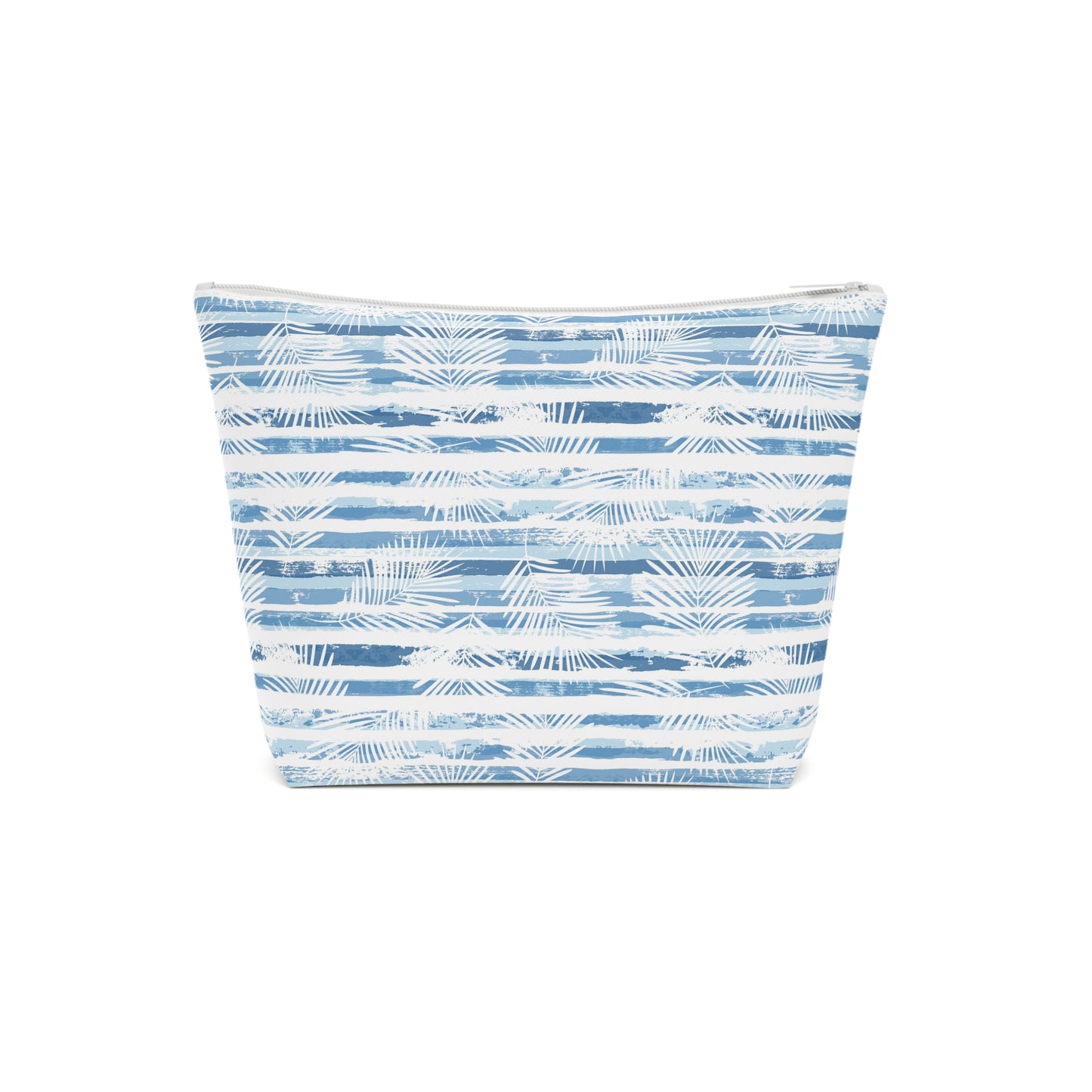 KALLOS Cotton Cosmetic Bag - Blue Leaves