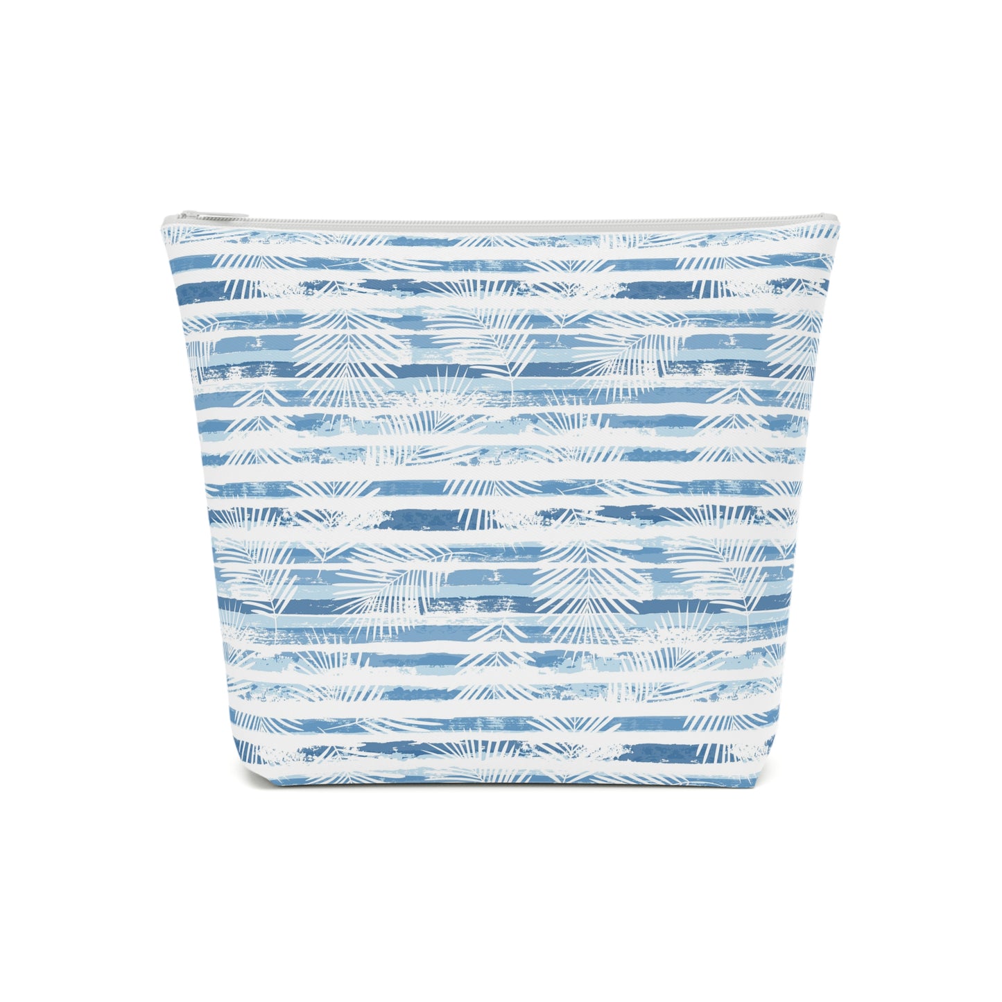 KALLOS Cotton Cosmetic Bag - Blue Leaves