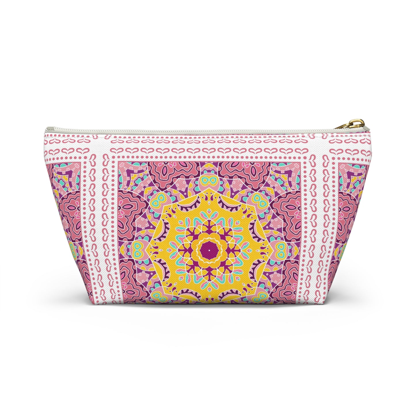 KALLOS Accessory Pouch w T-bottom - Pink Doodle