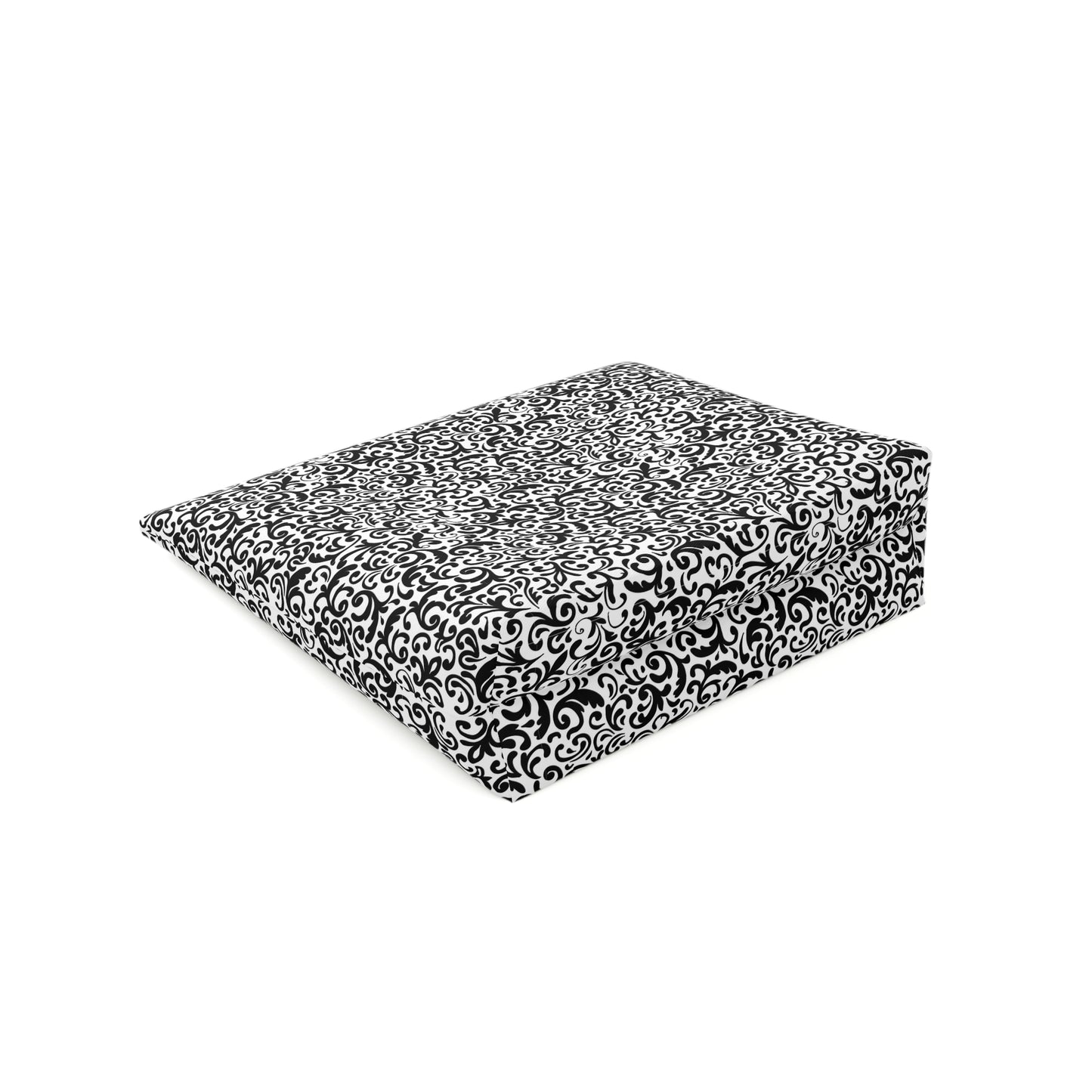 KALLOS Cotton Cosmetic Bag - Black Ornament
