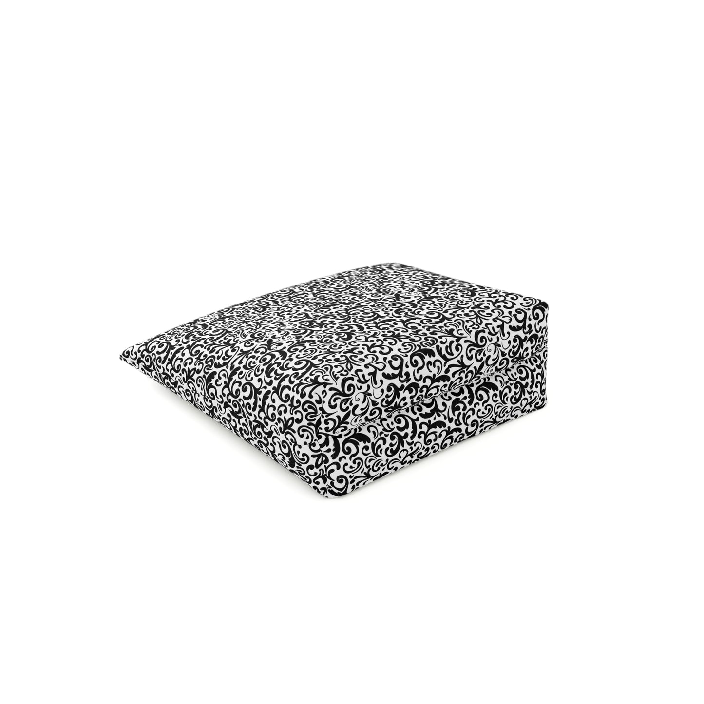 KALLOS Cotton Cosmetic Bag - Black Ornament