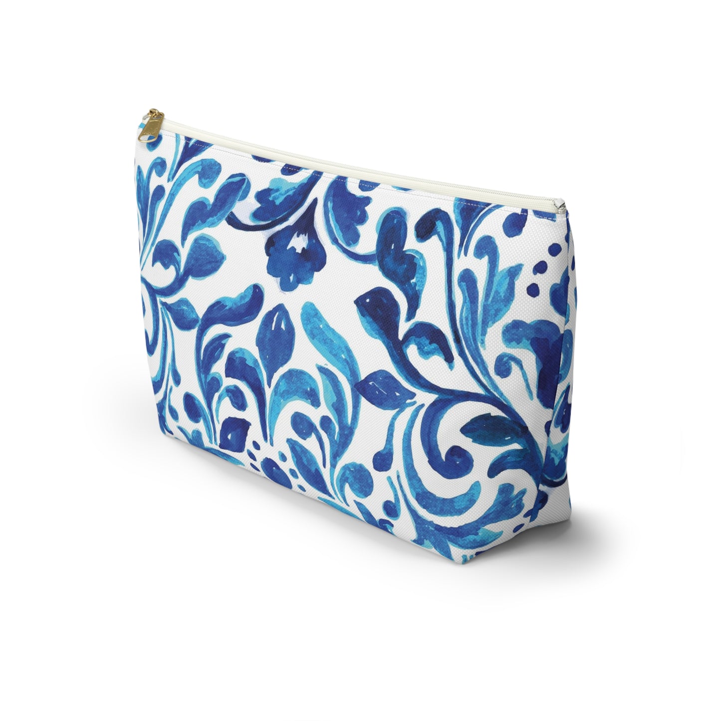 KALLOS Accessory Pouch w T-Bottom - Blue Vintage