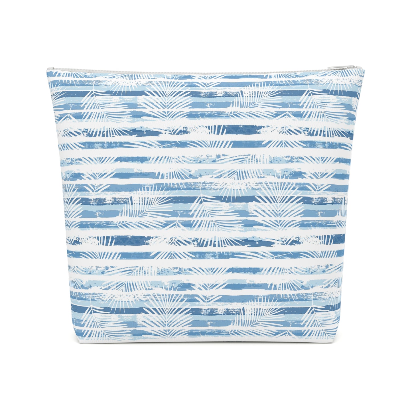 KALLOS Cotton Cosmetic Bag - Blue Leaves