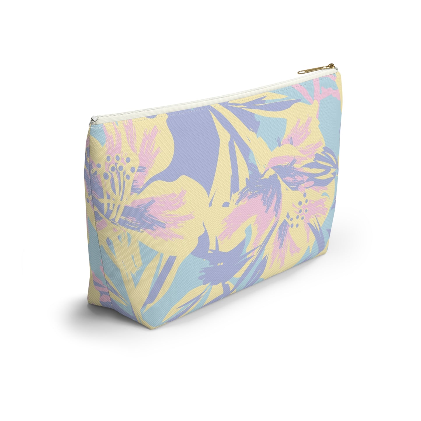 KALLOS Accessory Pouch w T-Bottom - Floral Brush