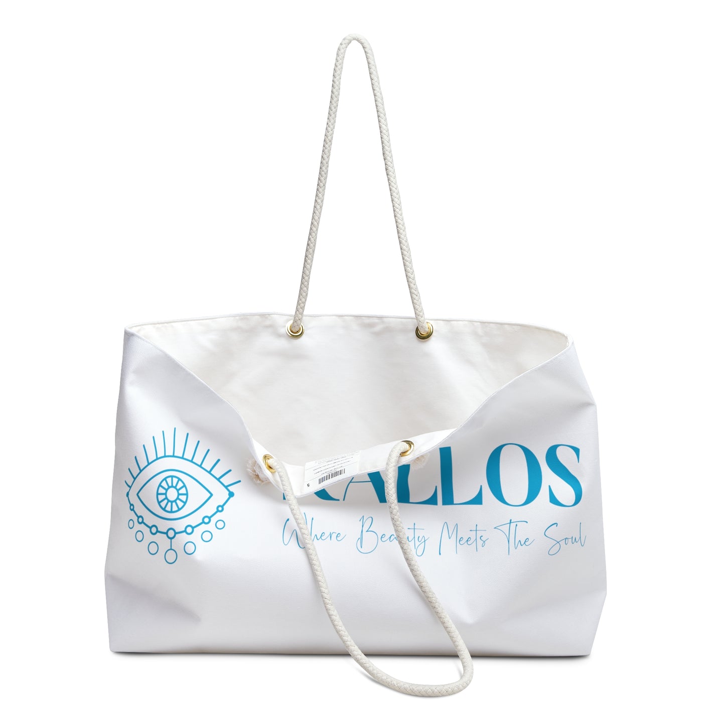 KALLOS Weekender Bag (White)