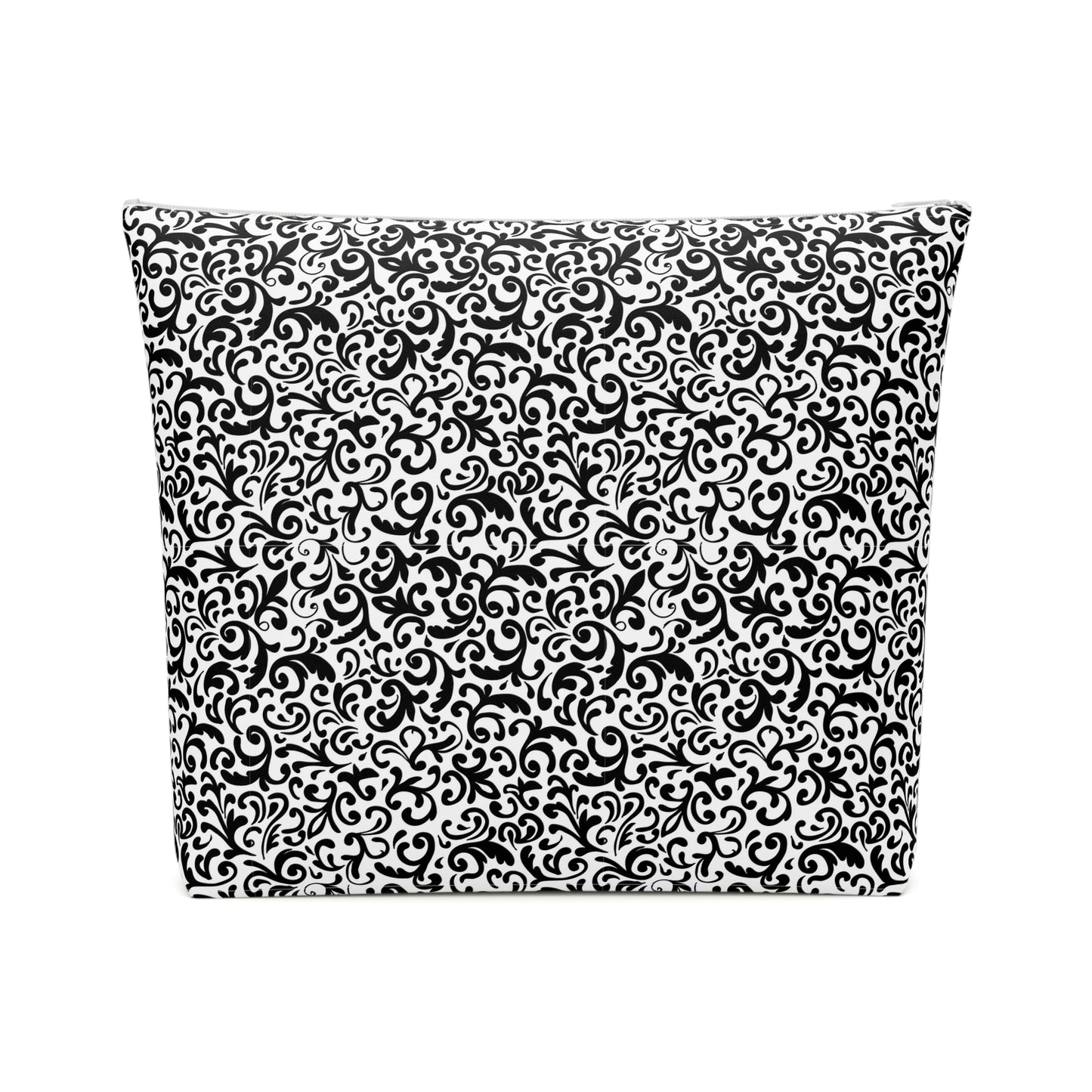 KALLOS Cotton Cosmetic Bag - Black Ornament