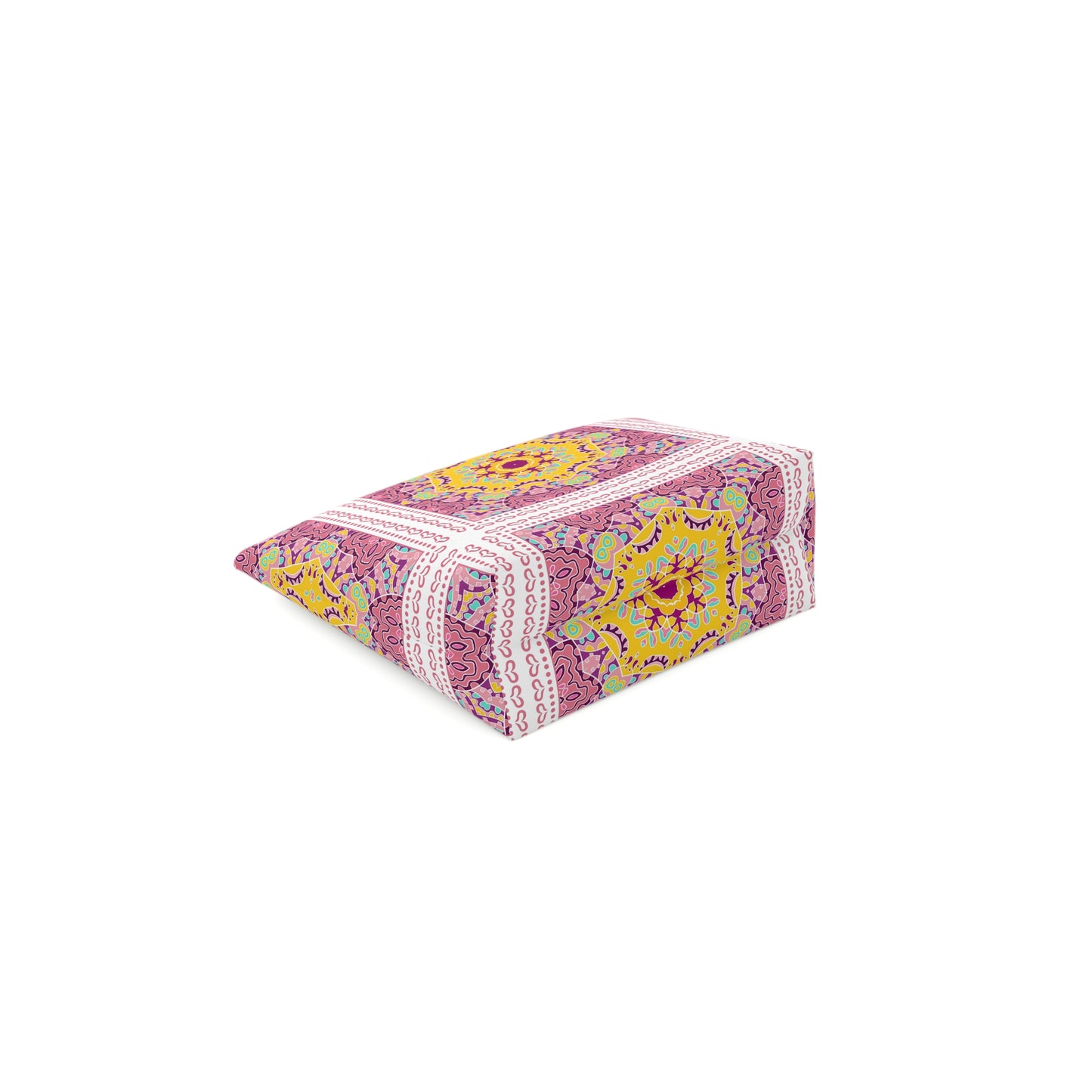 KALLOS Cotton Cosmetic Bag - Pink Doodle