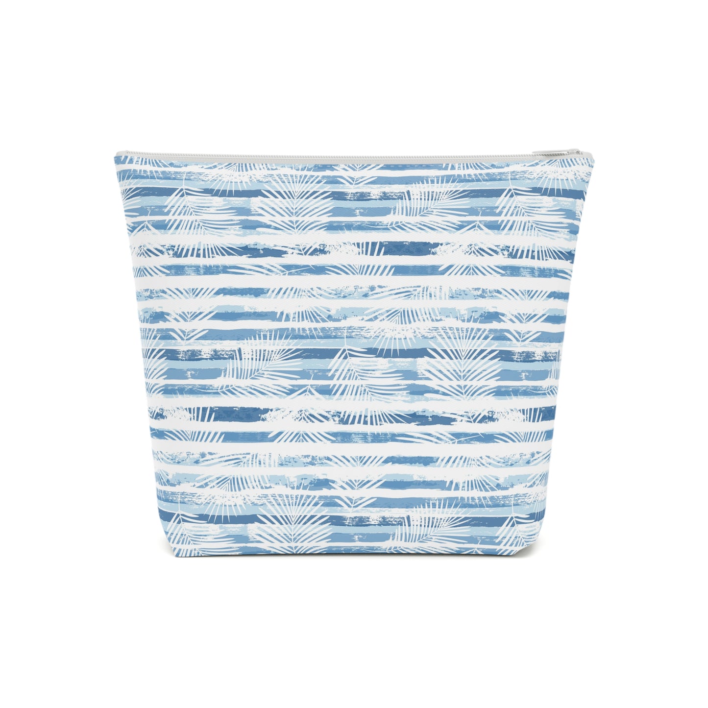 KALLOS Cotton Cosmetic Bag - Blue Leaves