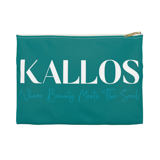 KALLOS Accessory Pouch - Gold/Teal