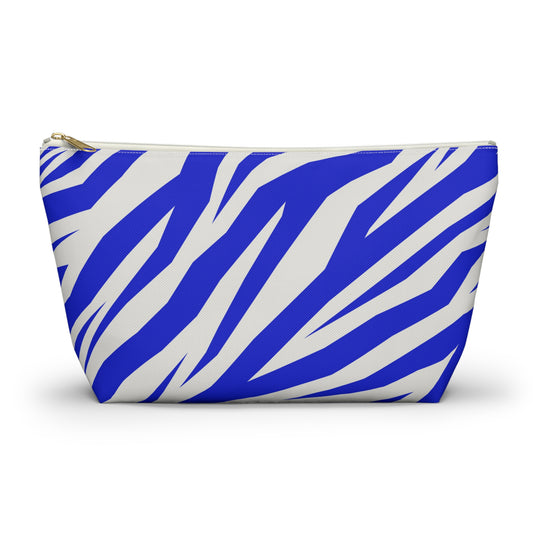 KALLOS Accessory Pouch w T-bottom - Blue Zebra