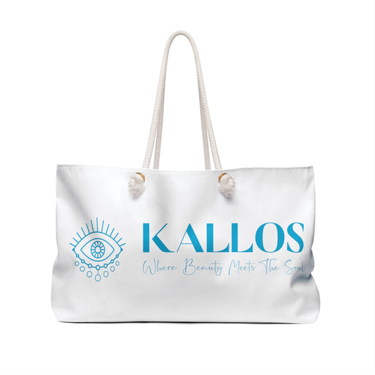 KALLOS Weekender Bag (White)