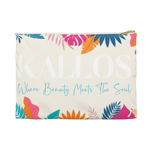 KALLOS Accessory Pouch - Gold/Teal