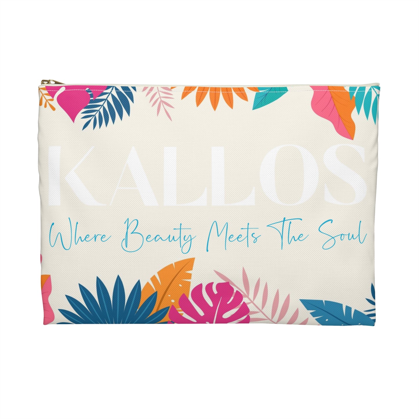 KALLOS Accessory Pouch - Gold/Teal