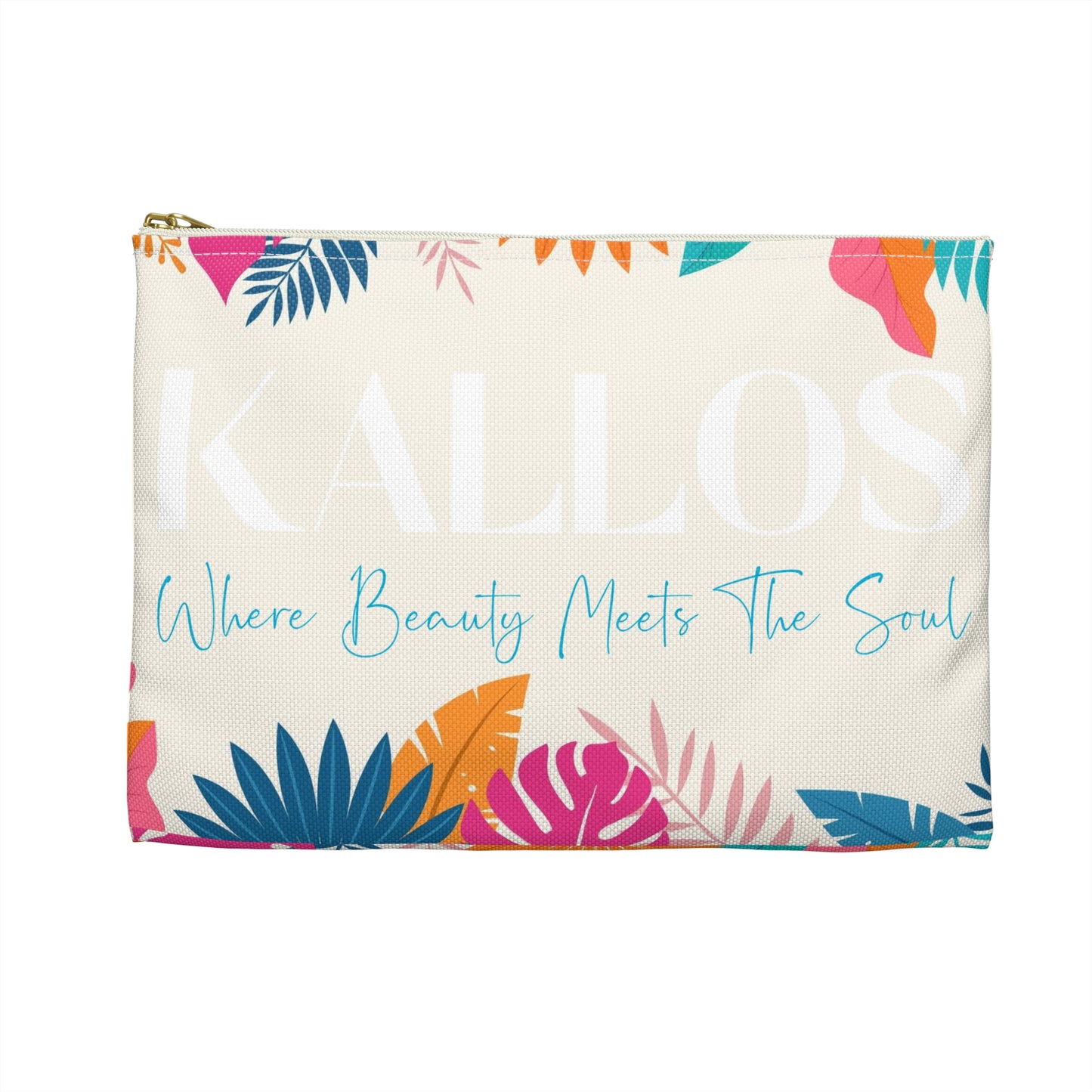 KALLOS Accessory Pouch - Gold/Teal