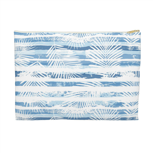 KALLOS Accessory Pouch - Blue Leaves