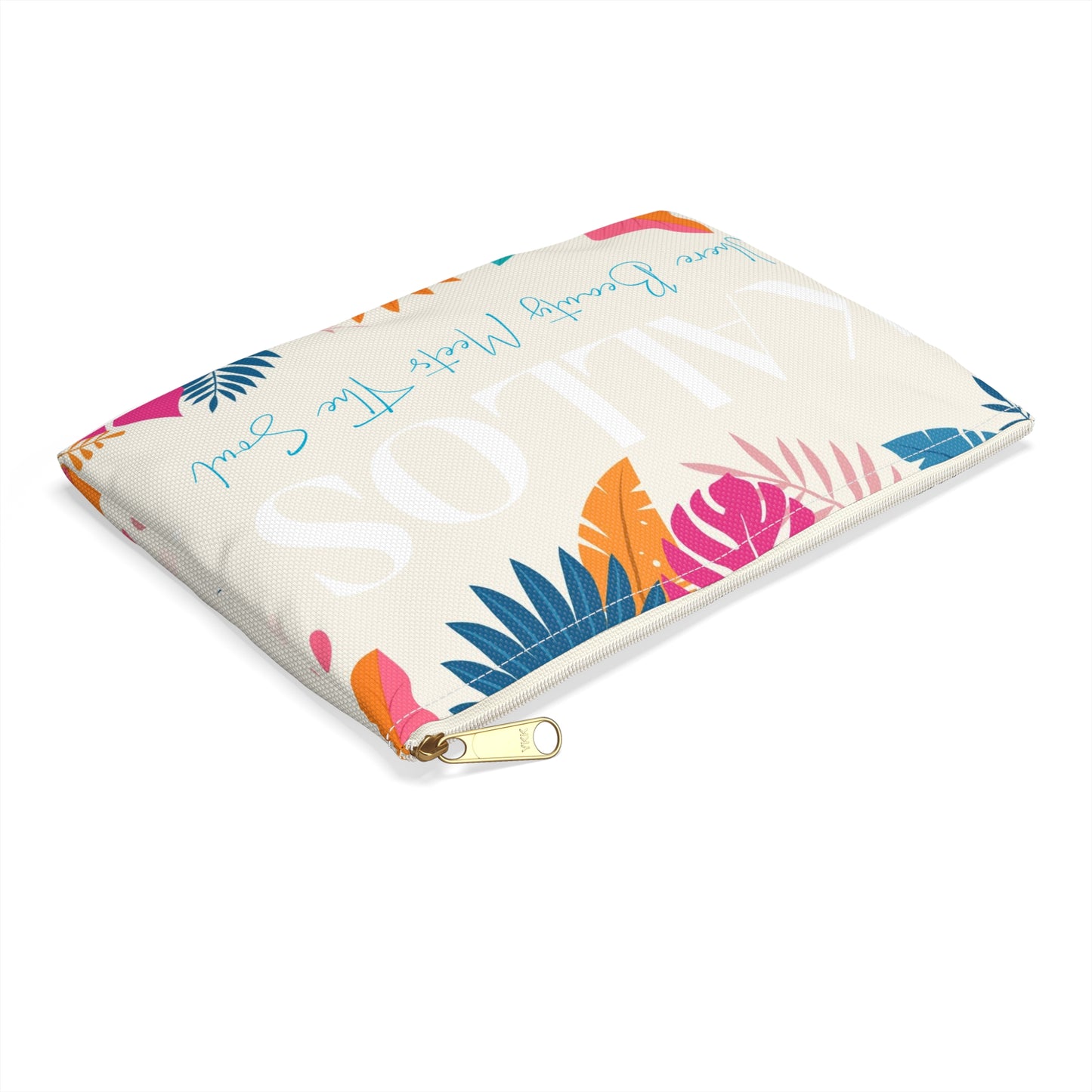 KALLOS Accessory Pouch - Gold/Teal