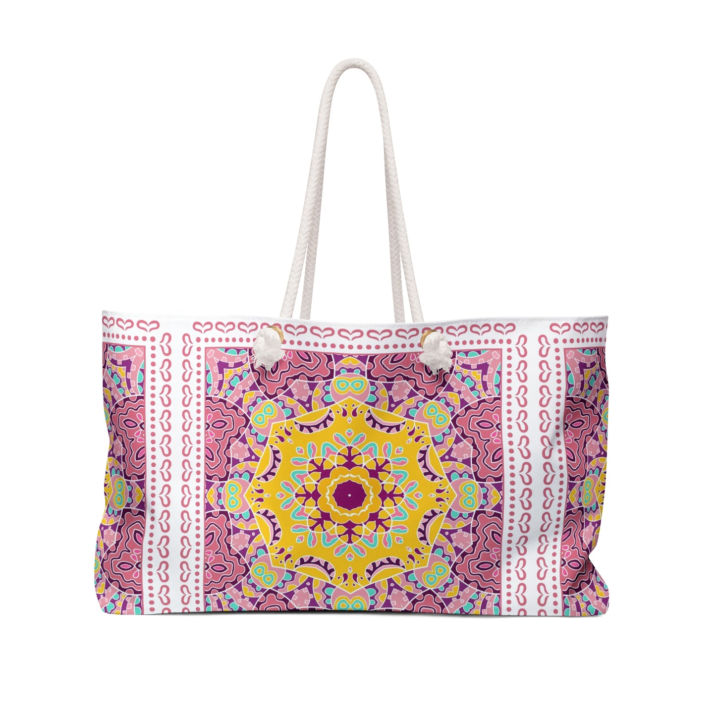 KALLOS Weekender Bag (Pink Doodle)