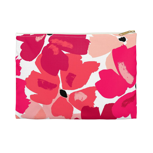 KALLOS Accessory Pouch - Red Floral